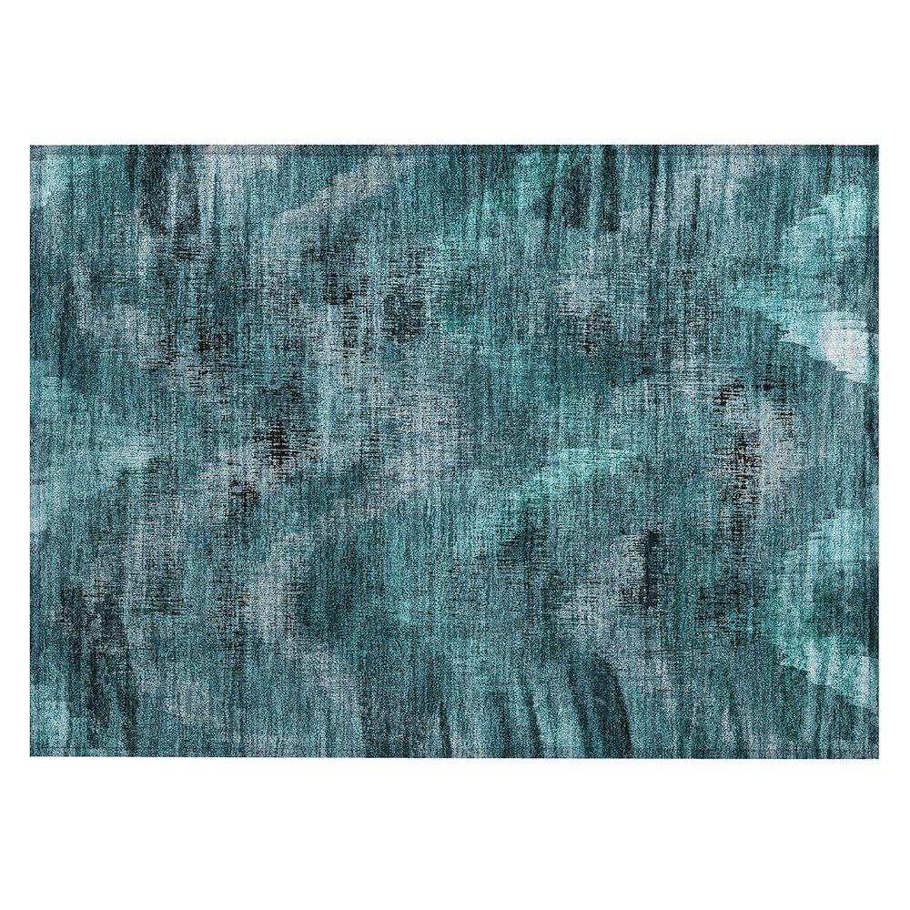 Chantille ACN792 Teal 1'8" x 2'6" Rug. Picture 1