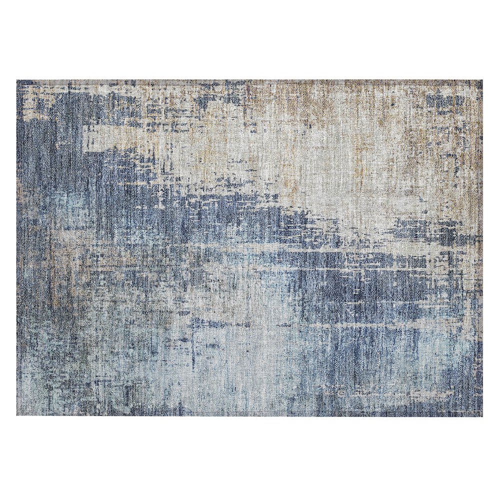 Chantille ACN795 Blue 1'8" x 2'6" Rug. Picture 1