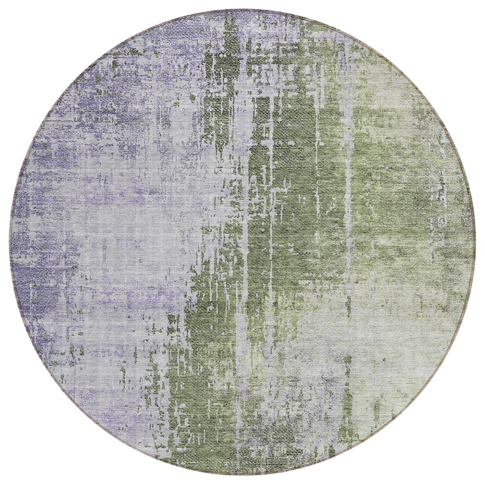Chantille ACN795 Green 8' x 8' Rug. Picture 1