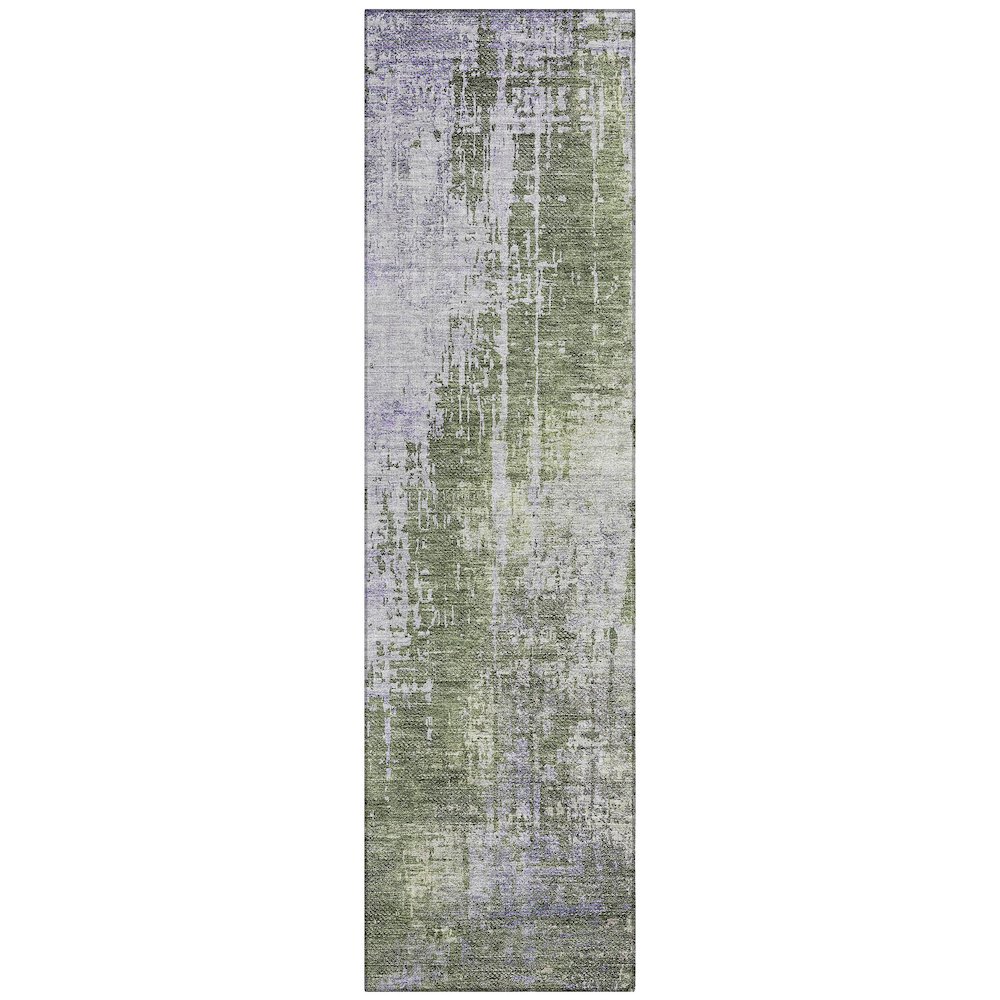 Chantille ACN795 Green 2'3" x 7'6" Rug. Picture 1