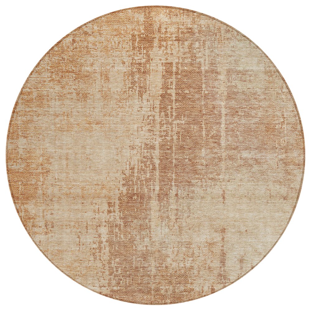 Chantille ACN796 Orange 8' x 8' Rug. Picture 1