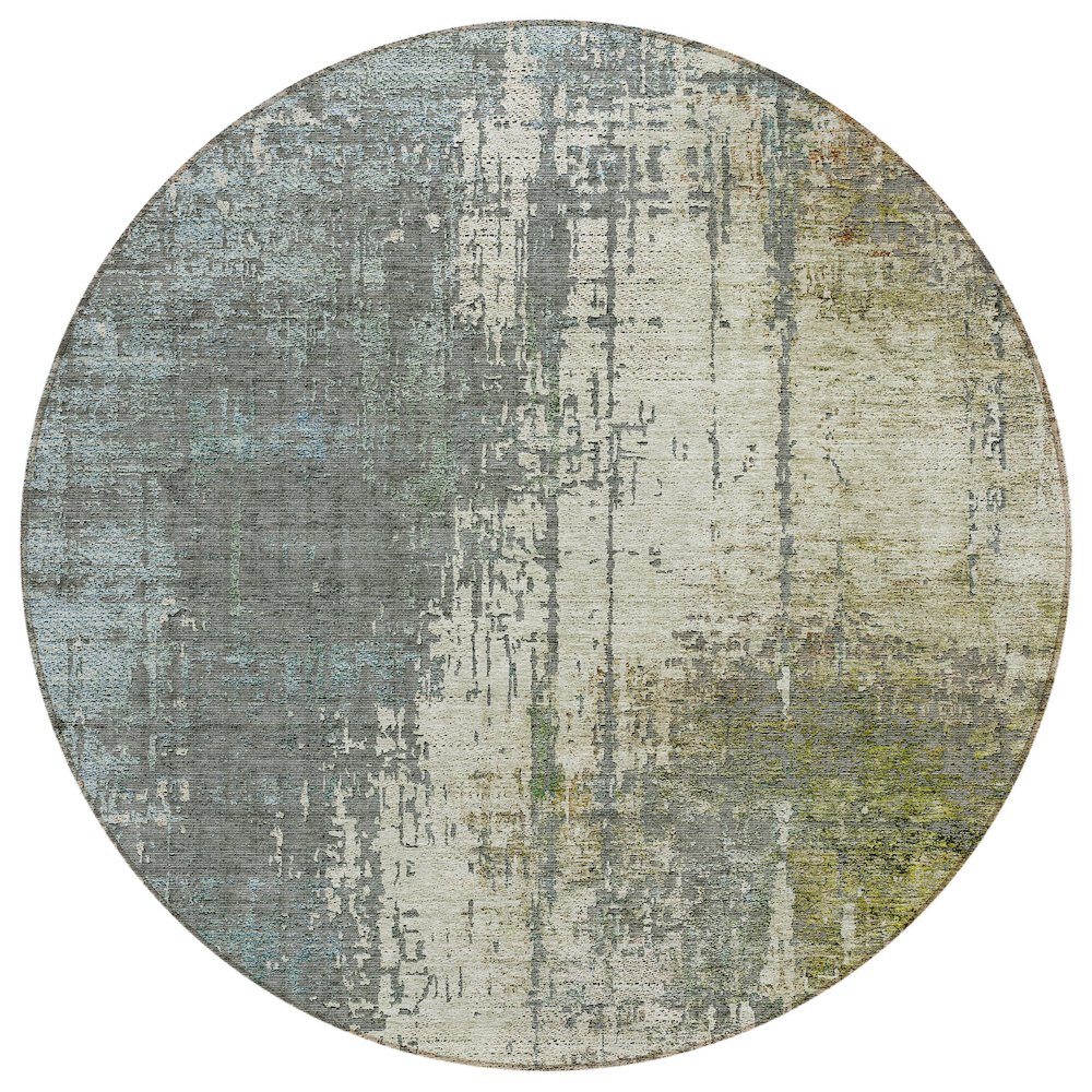 Chantille ACN797 Green 8' x 8' Rug. Picture 1
