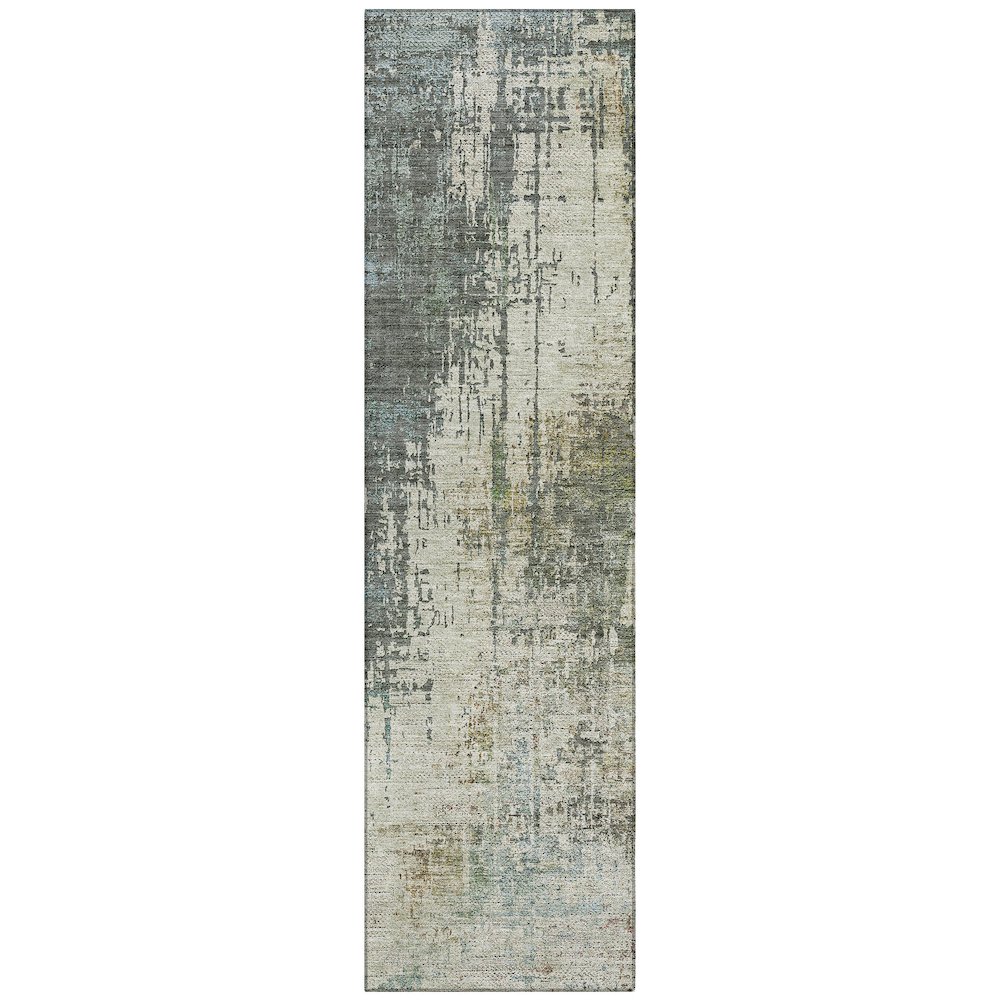 Chantille ACN797 Green 2'3" x 7'6" Rug. Picture 1
