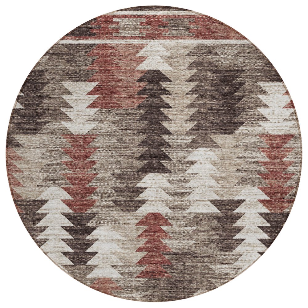 Chantille ACN798 Brown 8' x 8' Rug. Picture 1