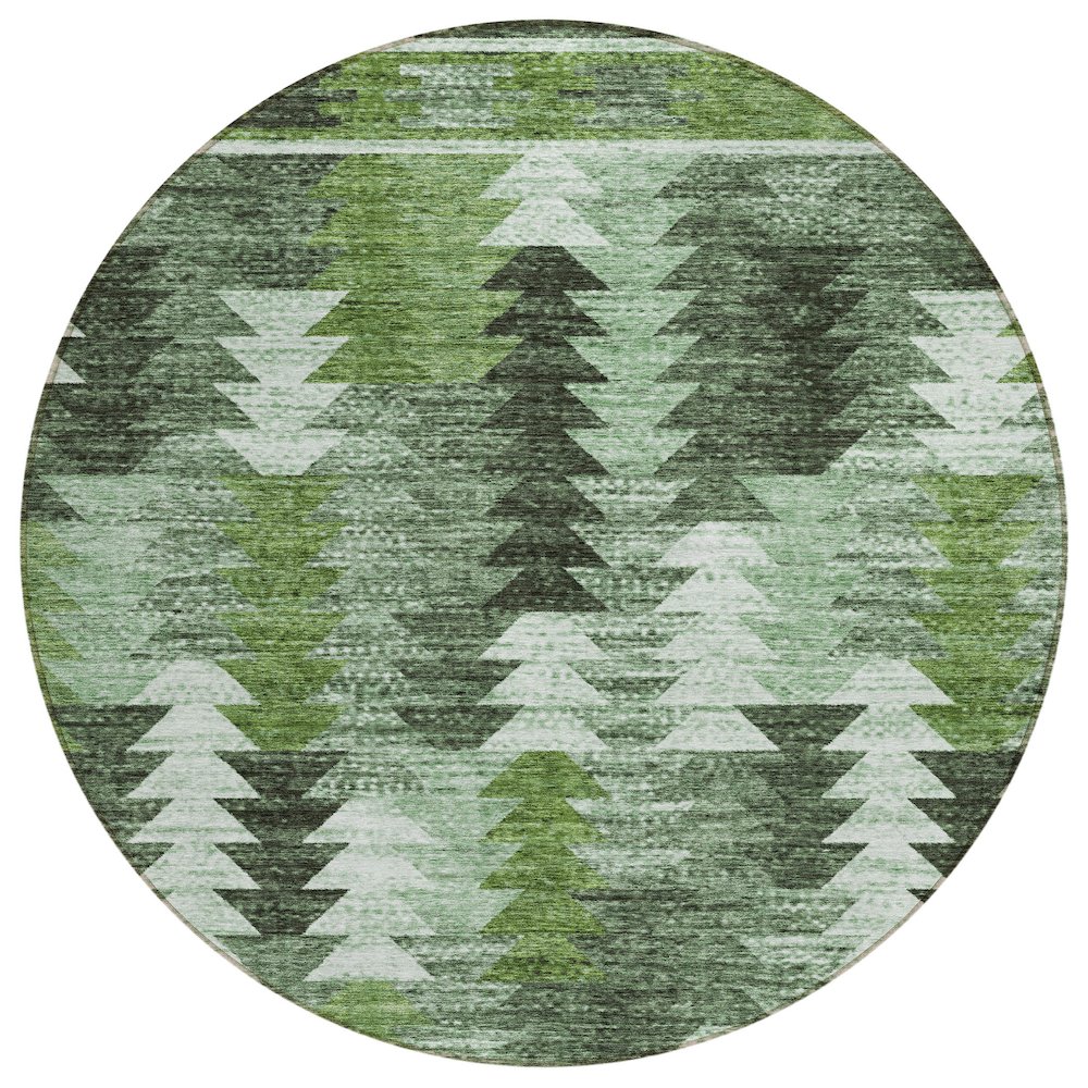 Chantille ACN798 Green 8' x 8' Rug. Picture 1