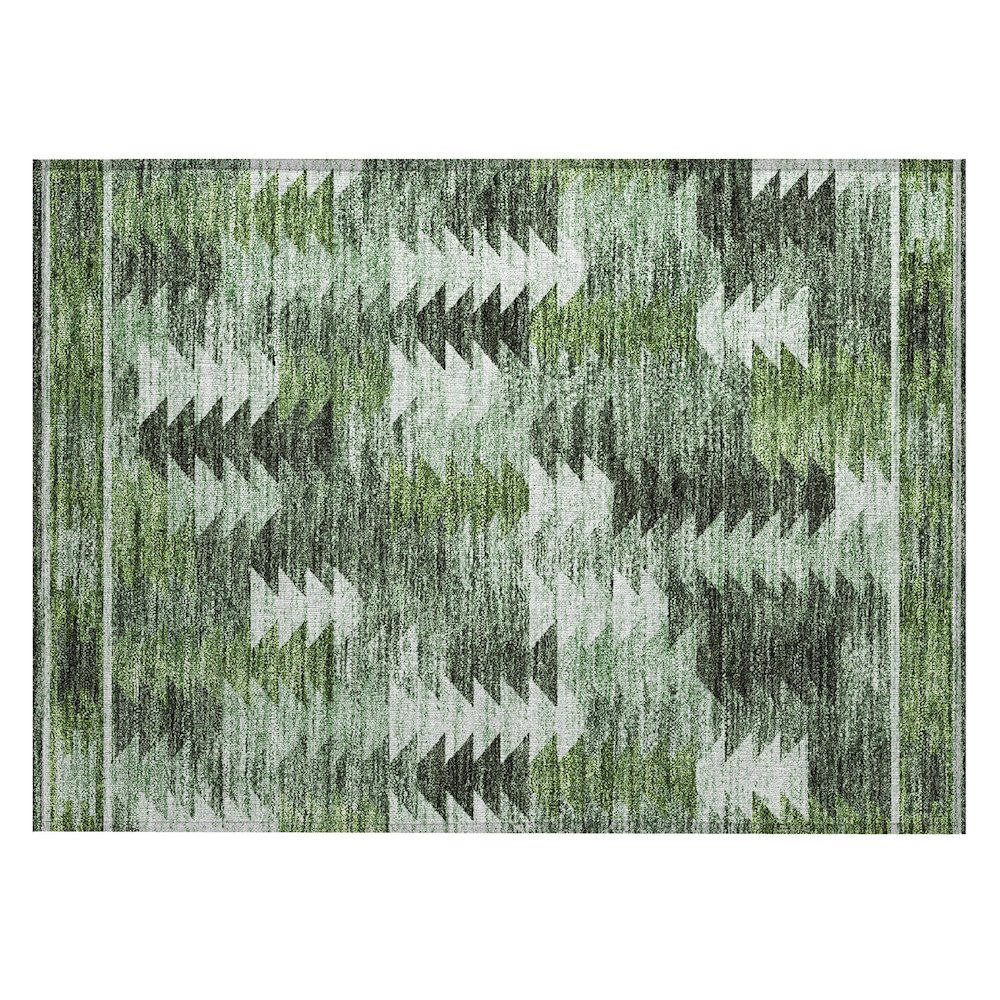 Chantille ACN798 Green 1'8" x 2'6" Rug. Picture 1