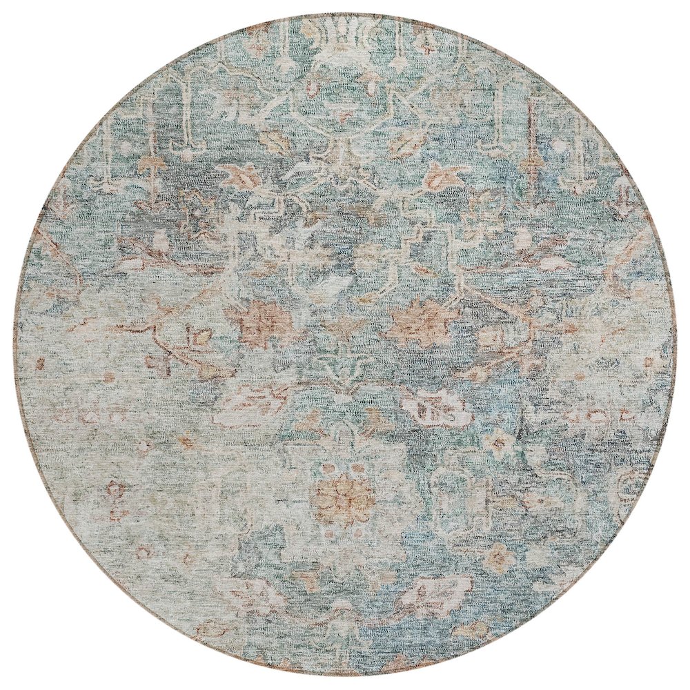 Chantille ACN801 Green 8' x 8' Rug. Picture 1