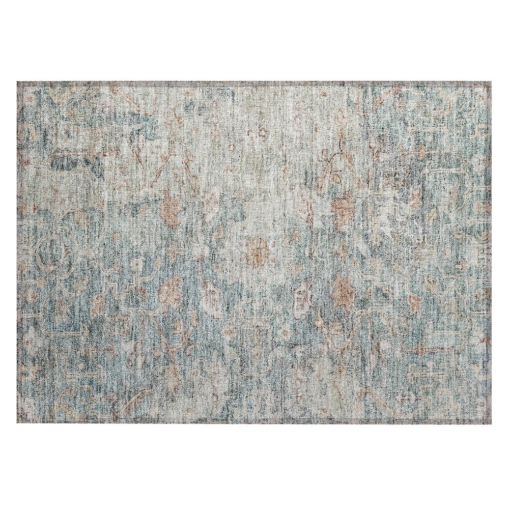 Chantille ACN801 Green 1'8" x 2'6" Rug. Picture 1