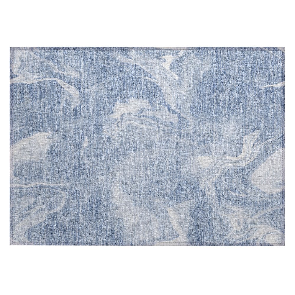 Chantille ACN802 Blue 1'8" x 2'6" Rug. Picture 1