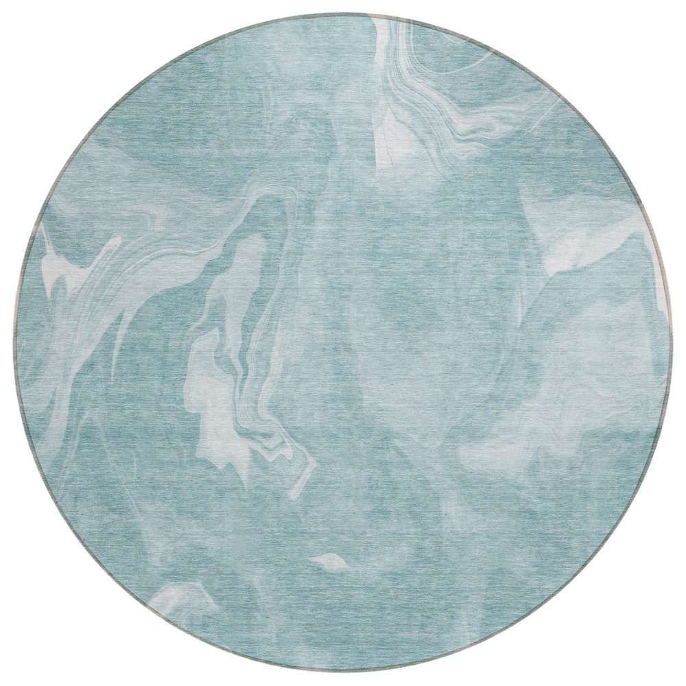 Chantille ACN802 Teal 8' x 8' Rug. Picture 1