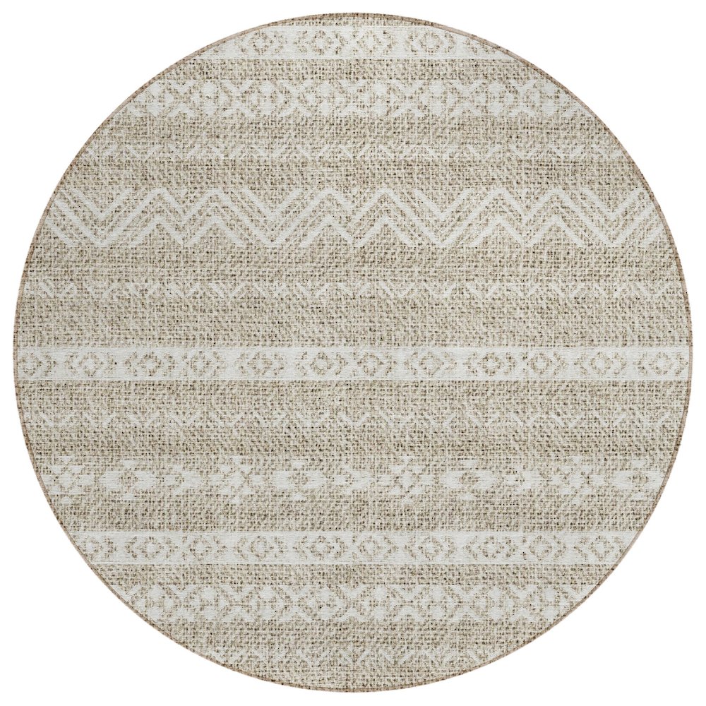 Chantille ACN803 Brown 8' x 8' Rug. Picture 1