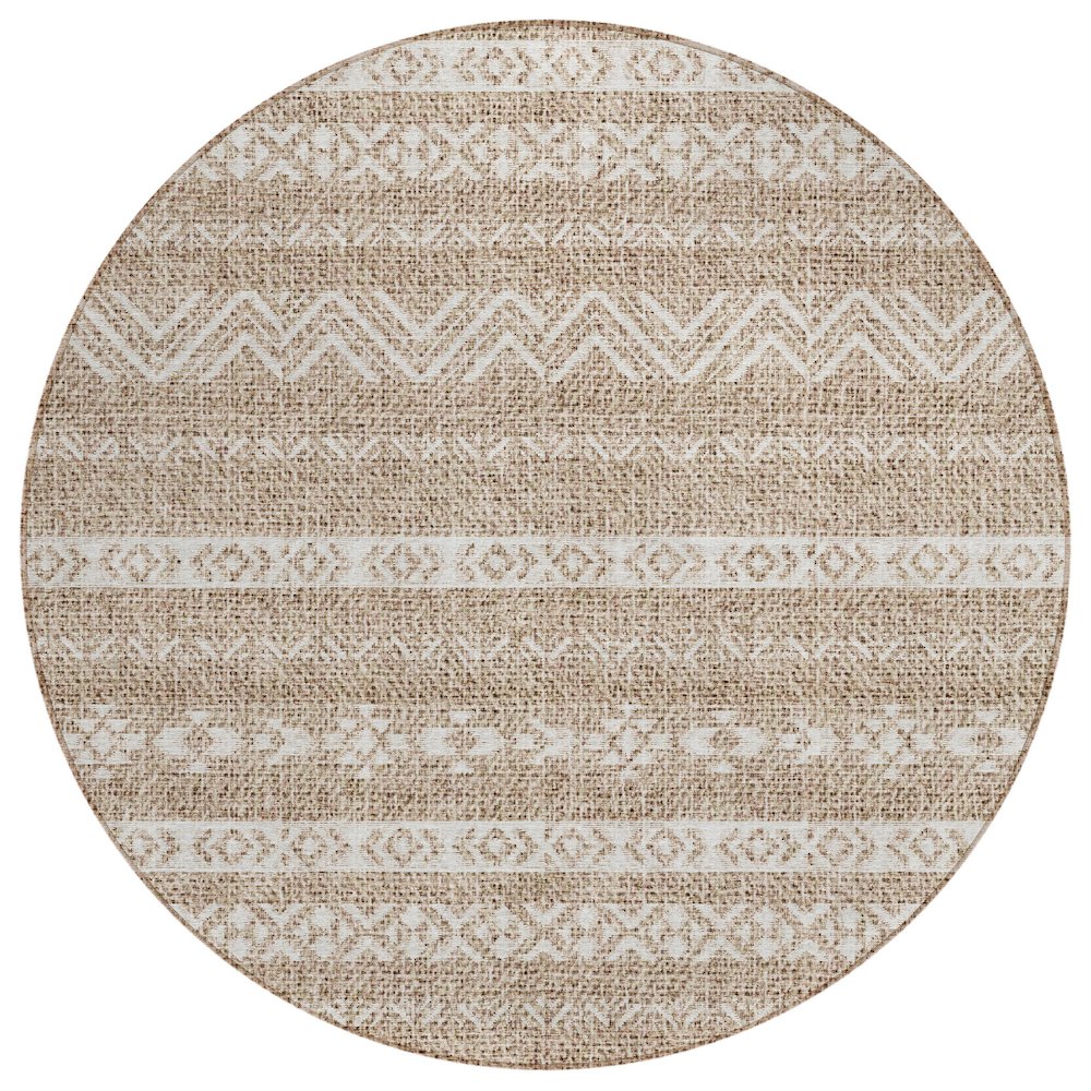 Chantille ACN803 Brown 8' x 8' Rug. Picture 1