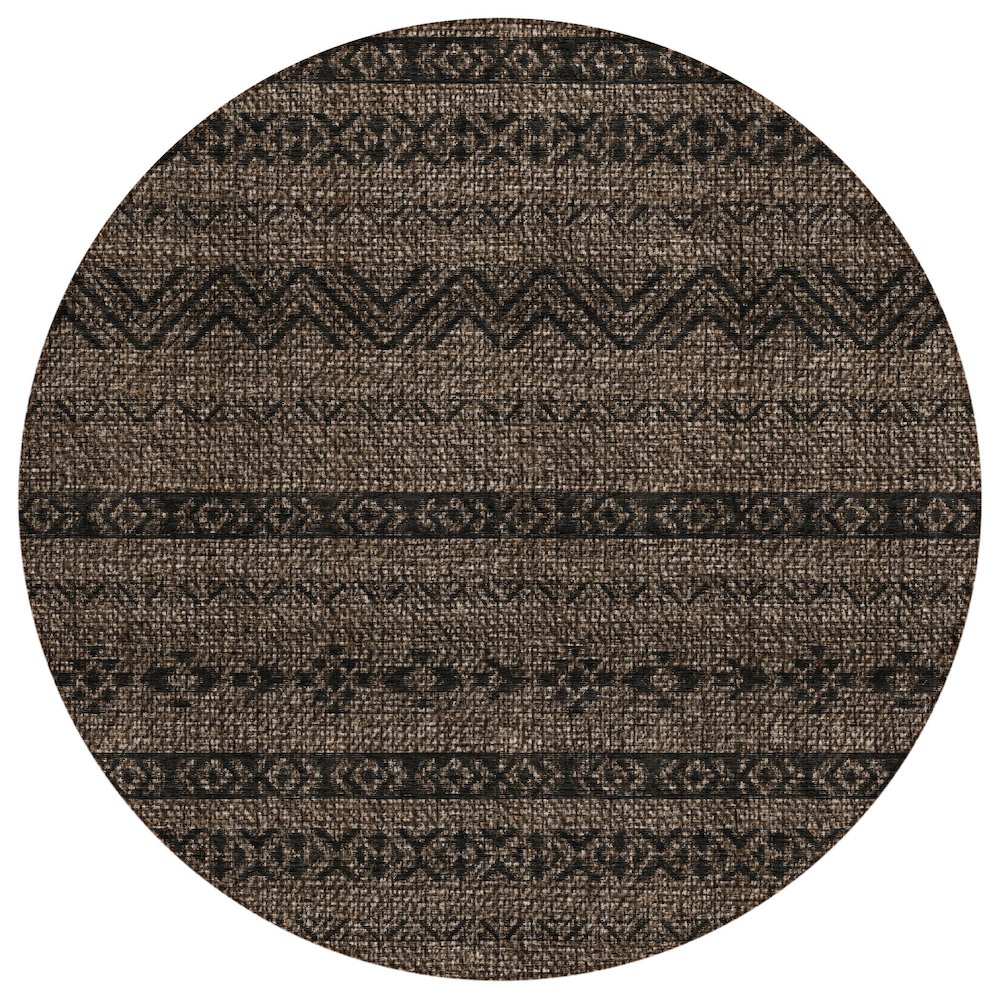 Chantille ACN803 Brown 8' x 8' Rug. Picture 1