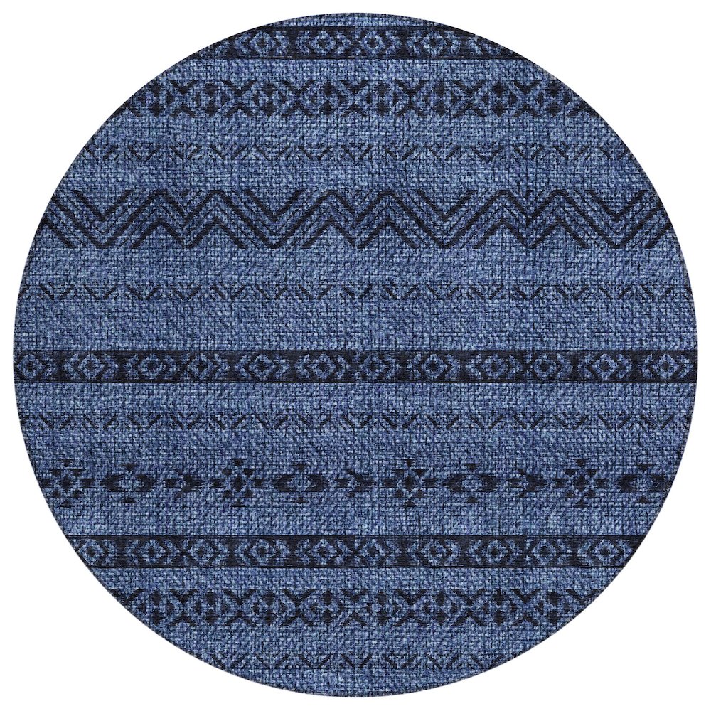 Chantille ACN803 Blue 8' x 8' Rug. Picture 1