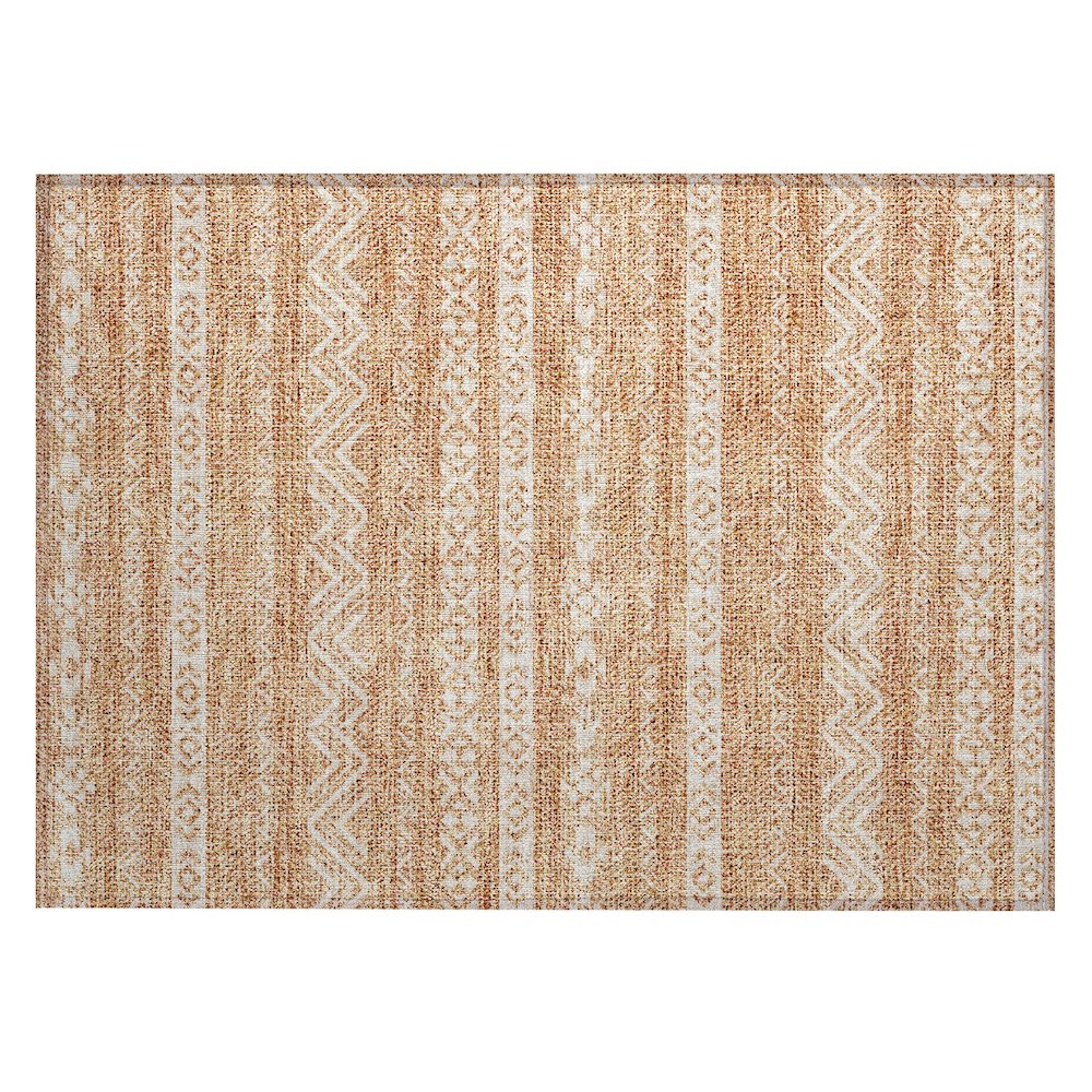 Chantille ACN803 Orange 1'8" x 2'6" Rug. Picture 1