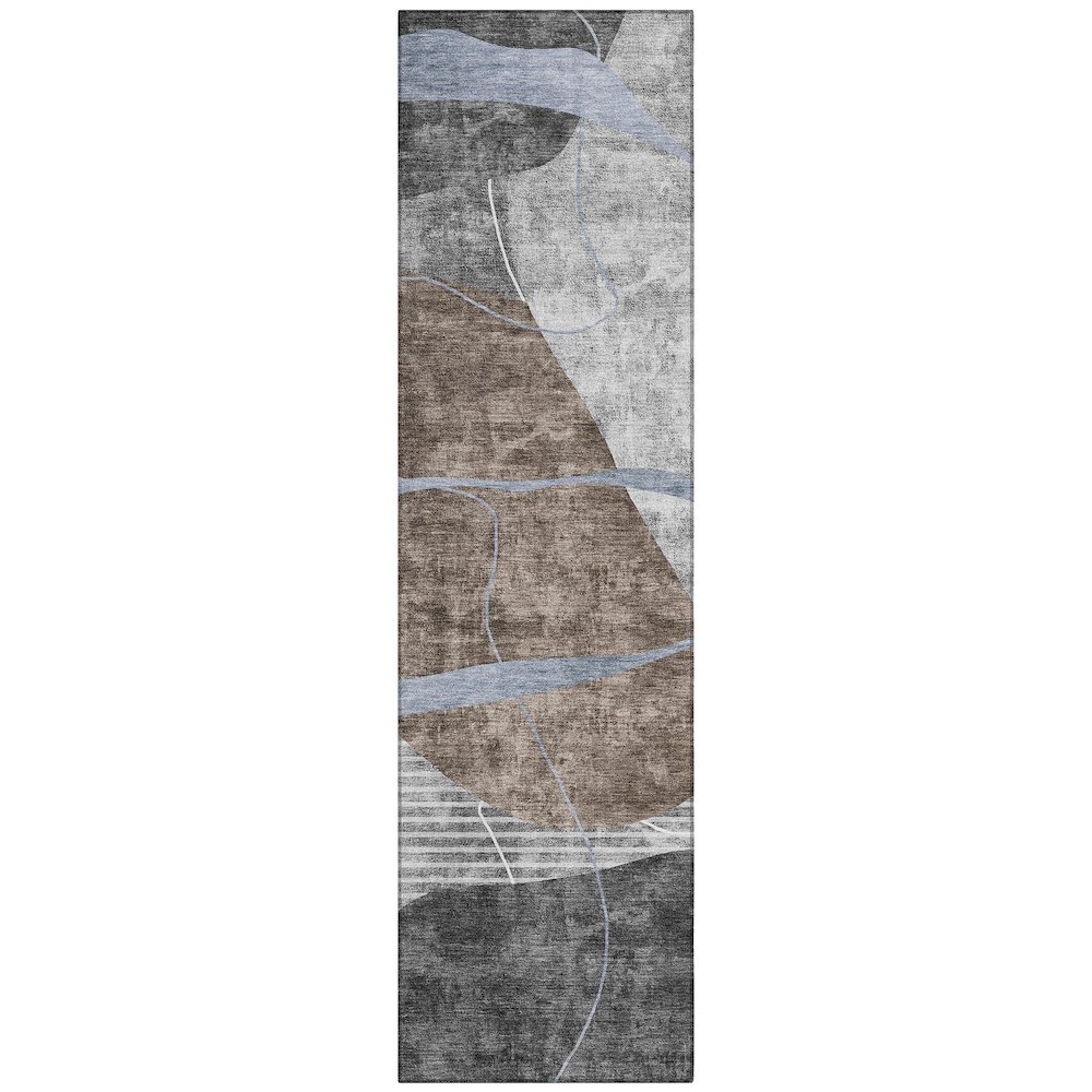 Chantille ACN804 Brown 2'3" x 7'6" Rug. Picture 1