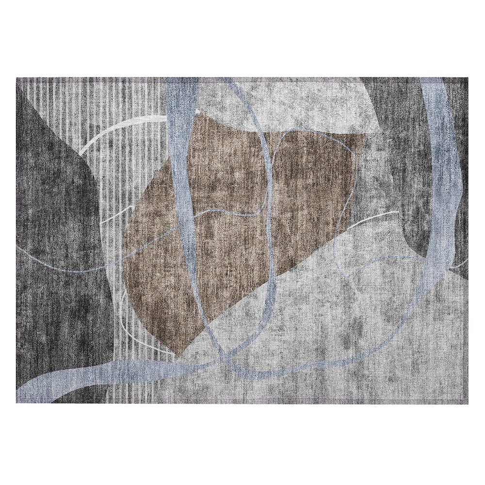 Chantille ACN804 Brown 1'8" x 2'6" Rug. Picture 1