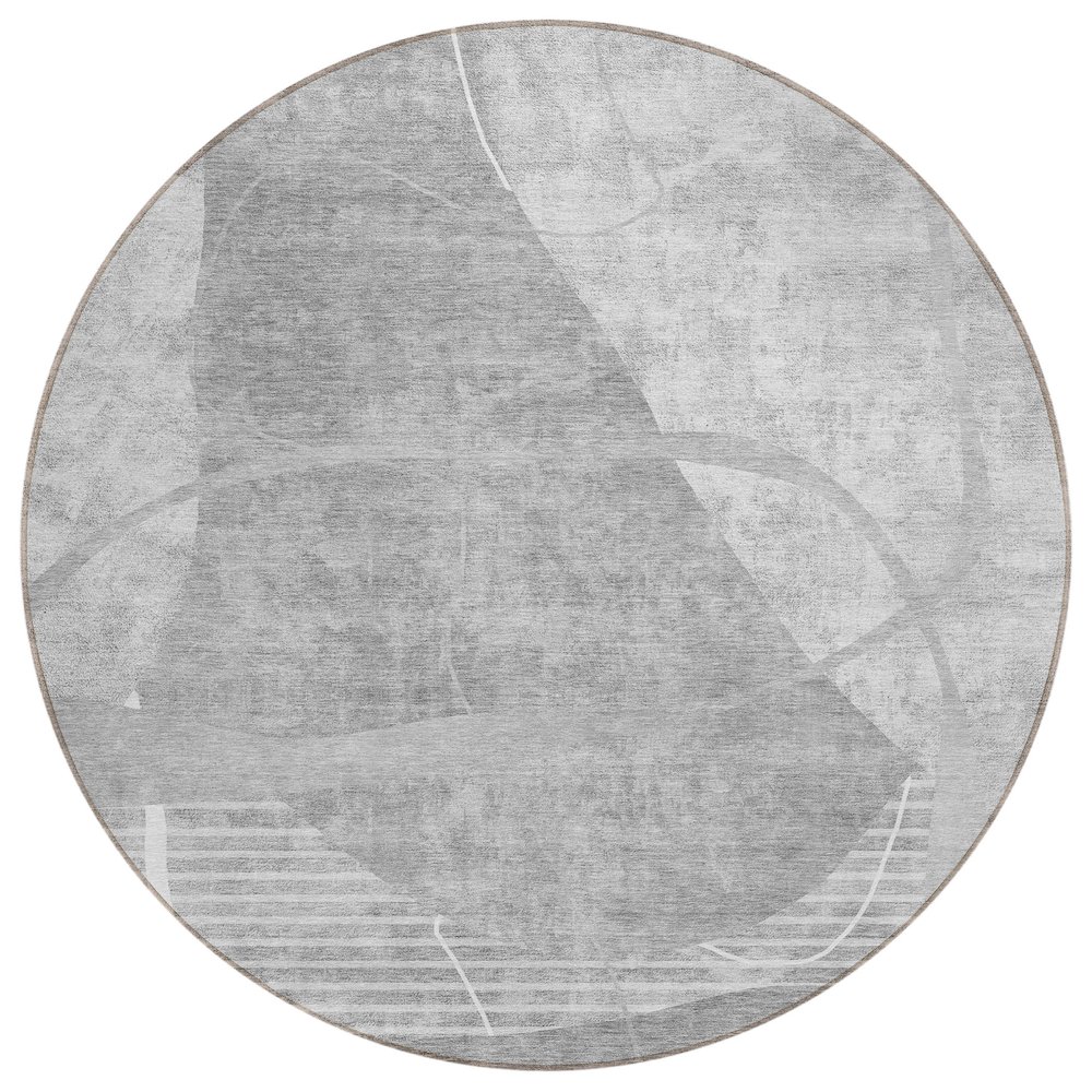 Chantille ACN805 Gray 8' x 8' Rug. Picture 1