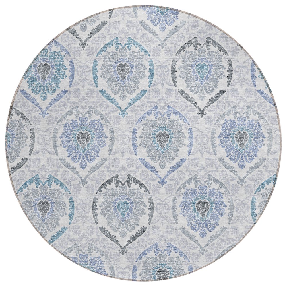Chantille ACN808 Blue 8' x 8' Rug. Picture 1
