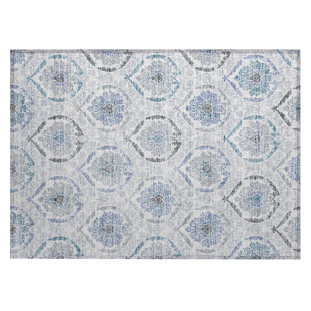 Chantille ACN808 Blue 1'8" x 2'6" Rug. Picture 1