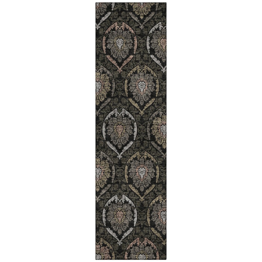 Chantille ACN809 Black 2'3" x 7'6" Rug. Picture 1