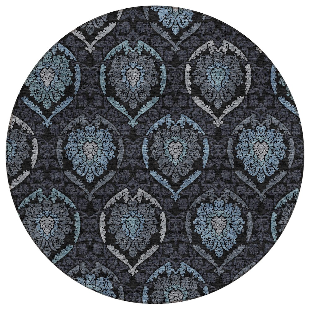 Chantille ACN809 Blue 8' x 8' Rug. Picture 1