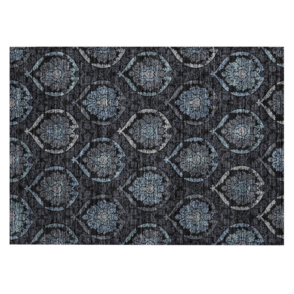 Chantille ACN809 Blue 1'8" x 2'6" Rug. Picture 1