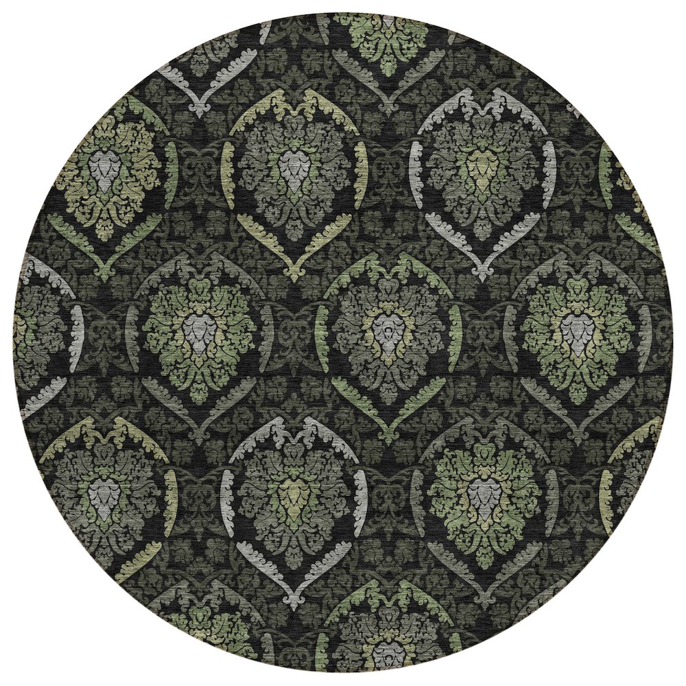 Chantille ACN809 Green 8' x 8' Rug. Picture 1