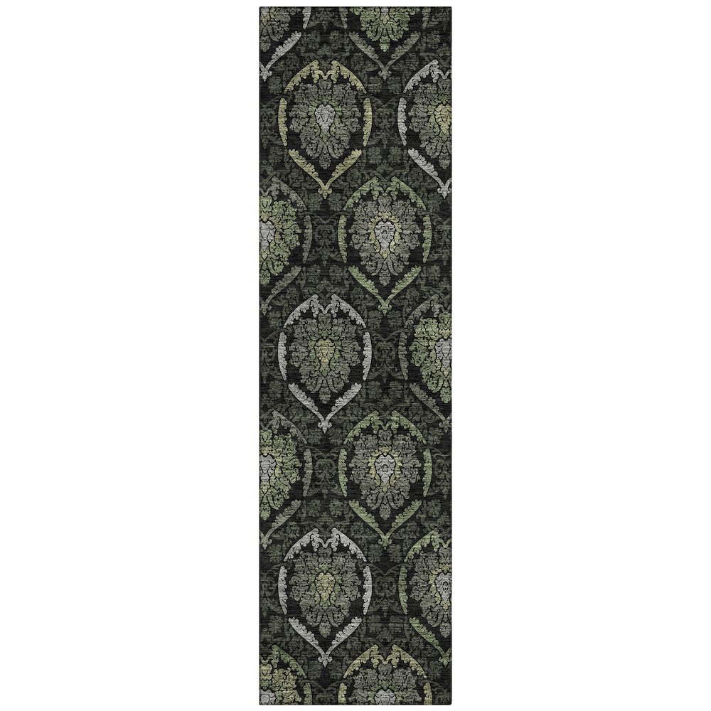 Chantille ACN809 Green 2'3" x 7'6" Rug. Picture 1