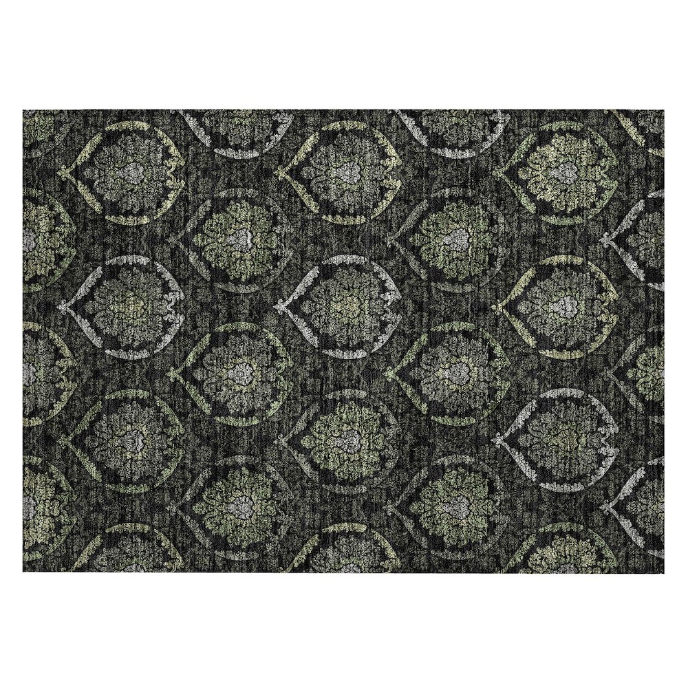 Chantille ACN809 Green 1'8" x 2'6" Rug. Picture 1