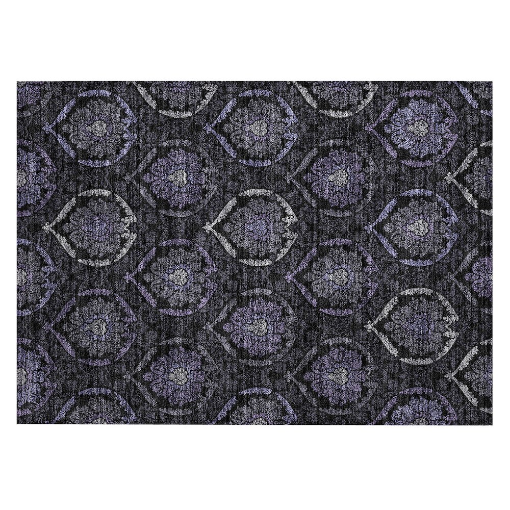 Chantille ACN809 Purple 1'8" x 2'6" Rug. Picture 1