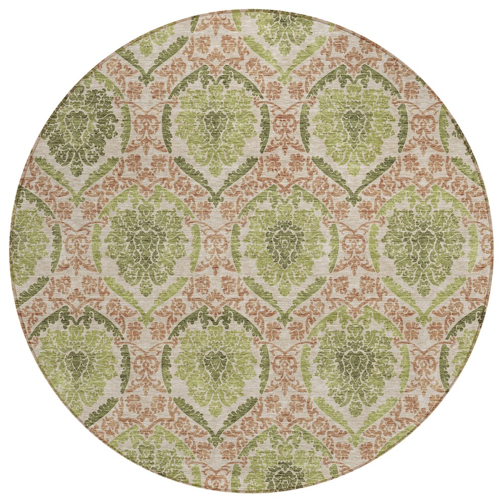 Chantille ACN811 Green 8' x 8' Rug. Picture 1