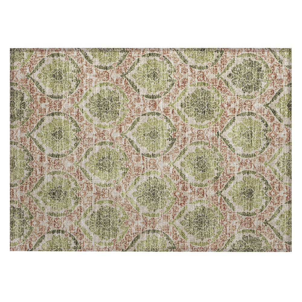 Chantille ACN811 Green 1'8" x 2'6" Rug. Picture 1