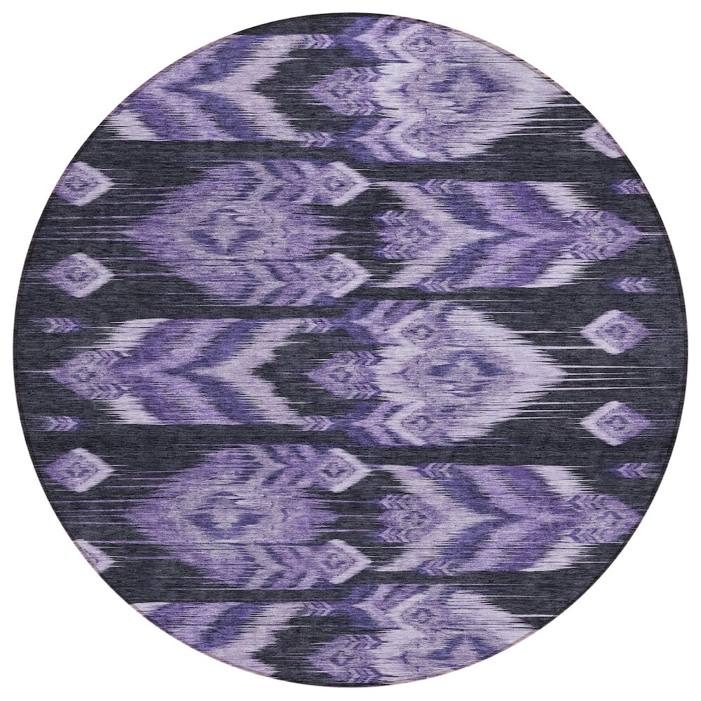 Chantille ACN812 Purple 8' x 8' Rug. Picture 1