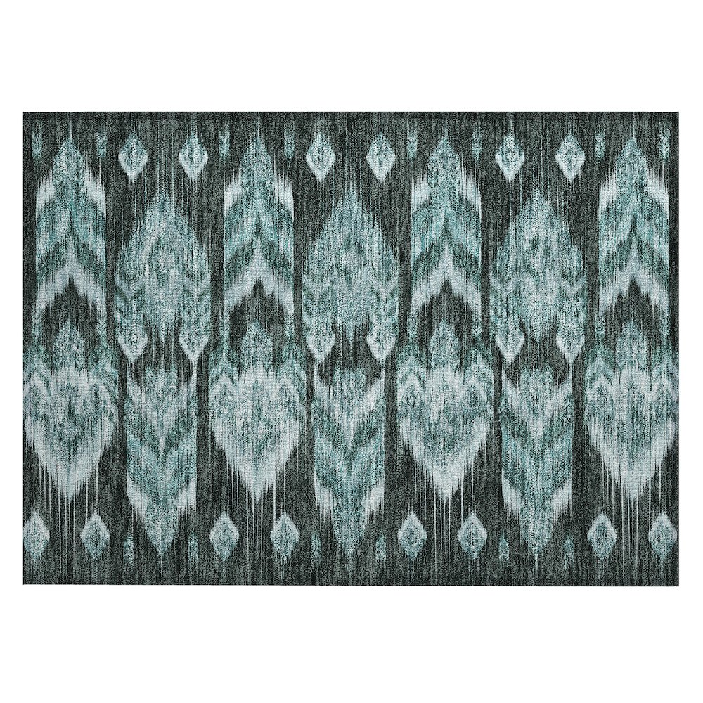 Chantille ACN812 Teal 1'8" x 2'6" Rug. Picture 1