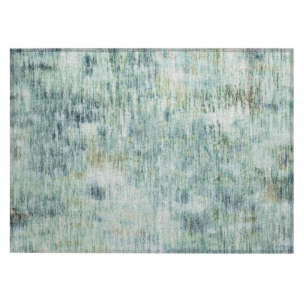Chantille ACN813 Teal 1'8" x 2'6" Rug. Picture 1