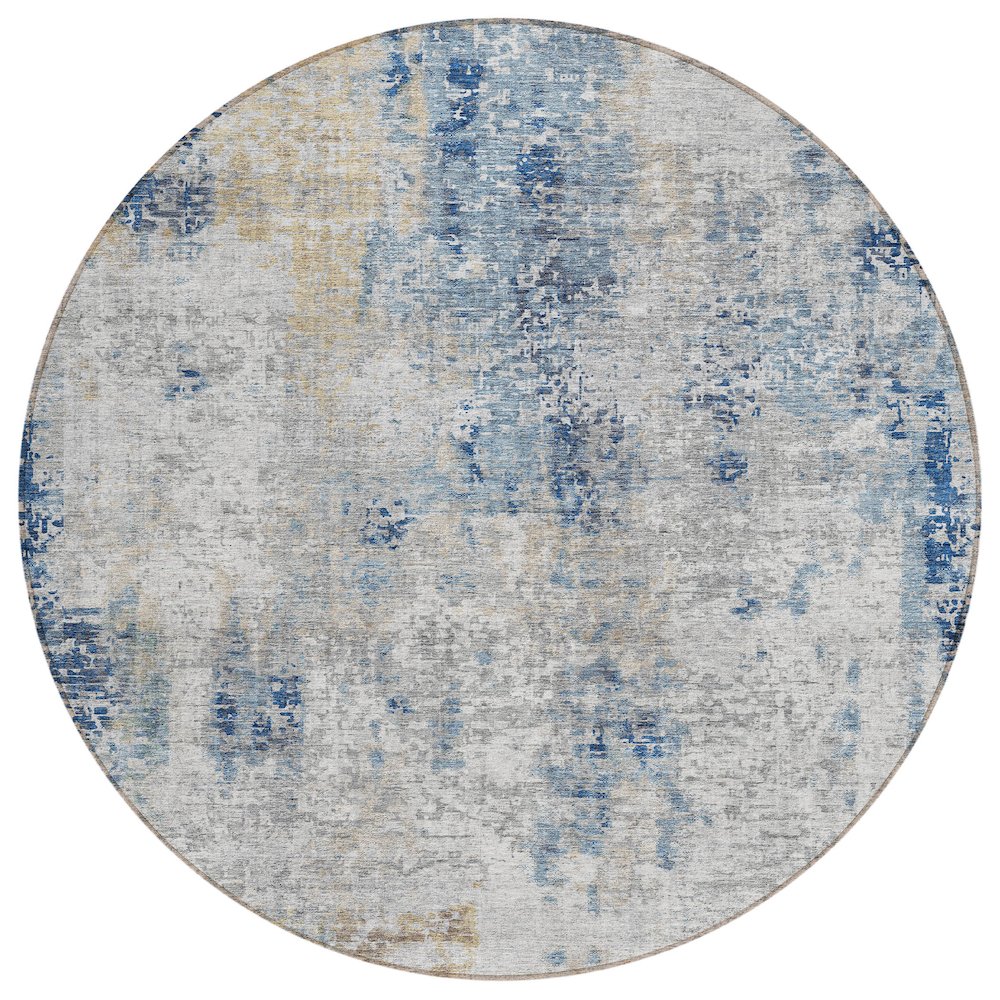 Chantille ACN814 Blue 8' x 8' Rug. Picture 1