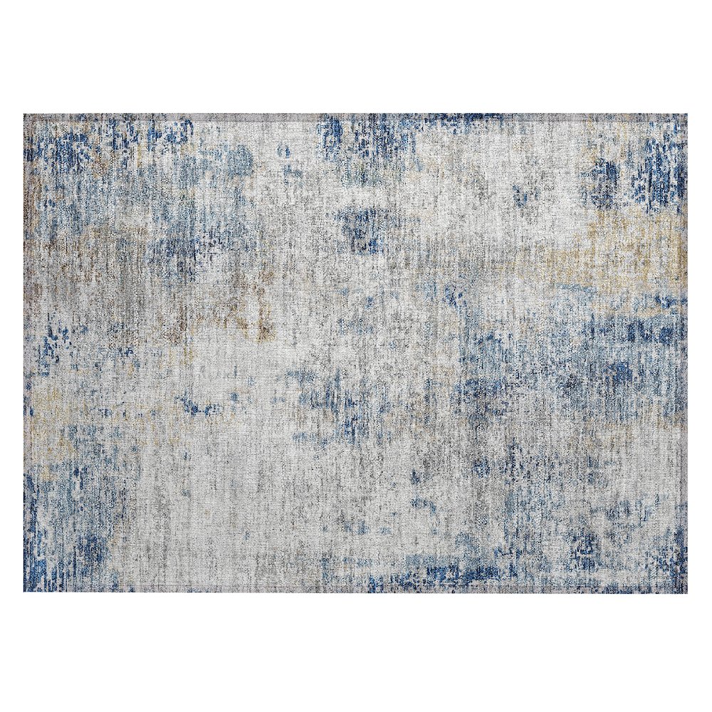 Chantille ACN814 Blue 1'8" x 2'6" Rug. Picture 1