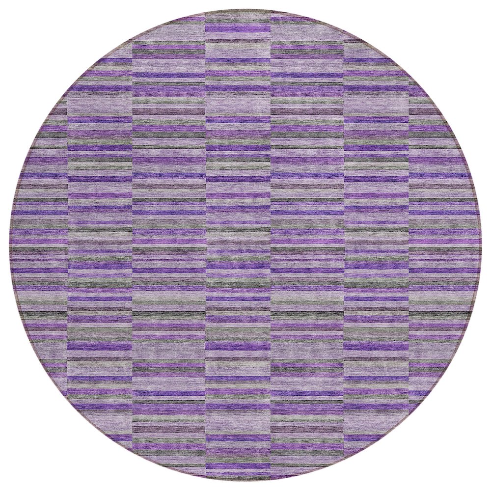 Chantille ACN816 Purple 8' x 8' Rug. Picture 1