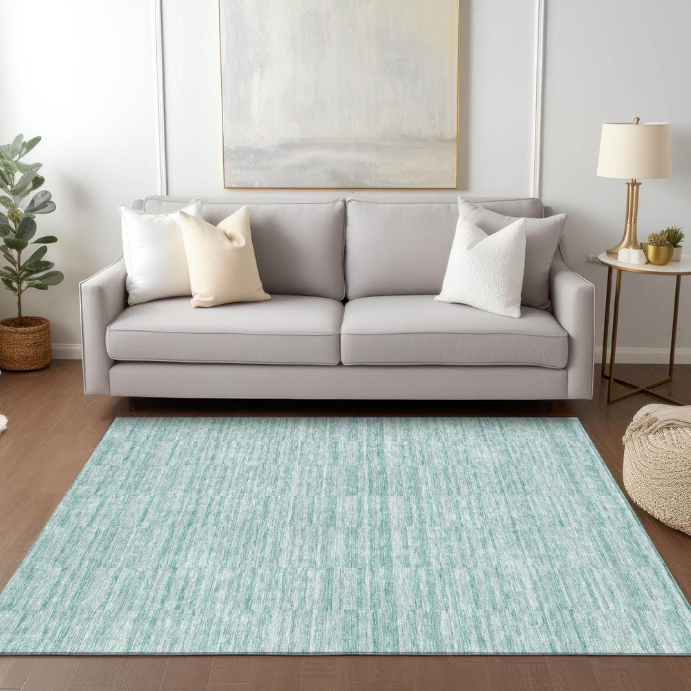 Chantille ACN817 Teal 2'6" x 3'10" Rug. Picture 6