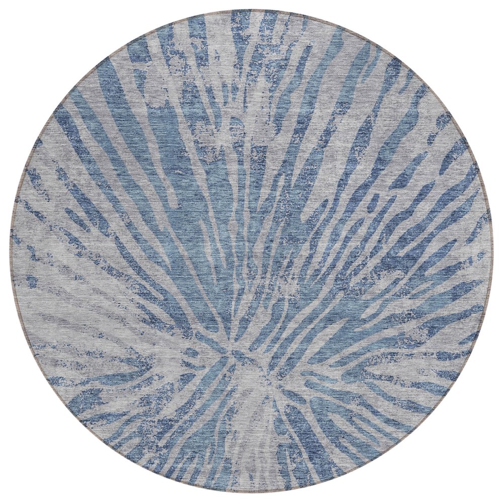 Chantille ACN818 Blue 8' x 8' Rug. Picture 1