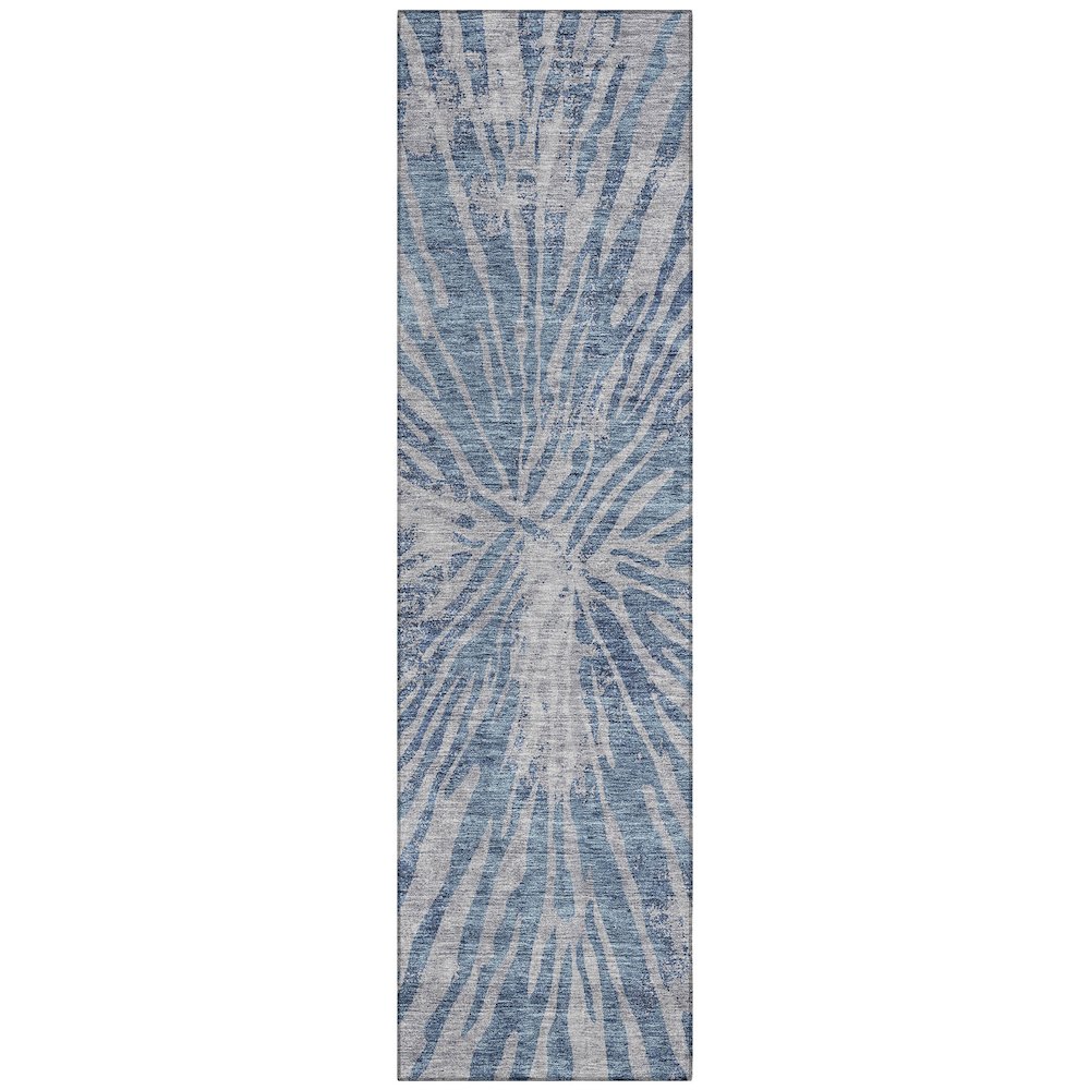 Chantille ACN818 Blue 2'3" x 7'6" Rug. Picture 1