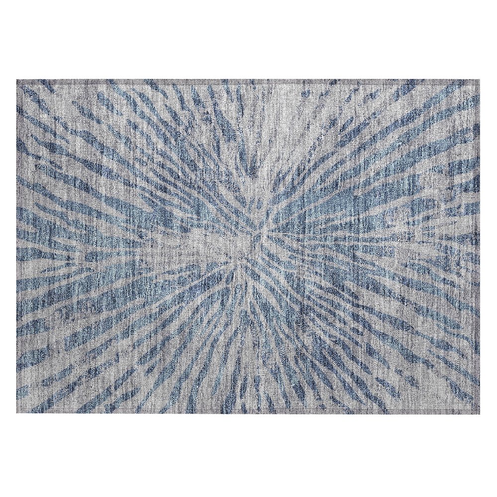 Chantille ACN818 Blue 1'8" x 2'6" Rug. Picture 1