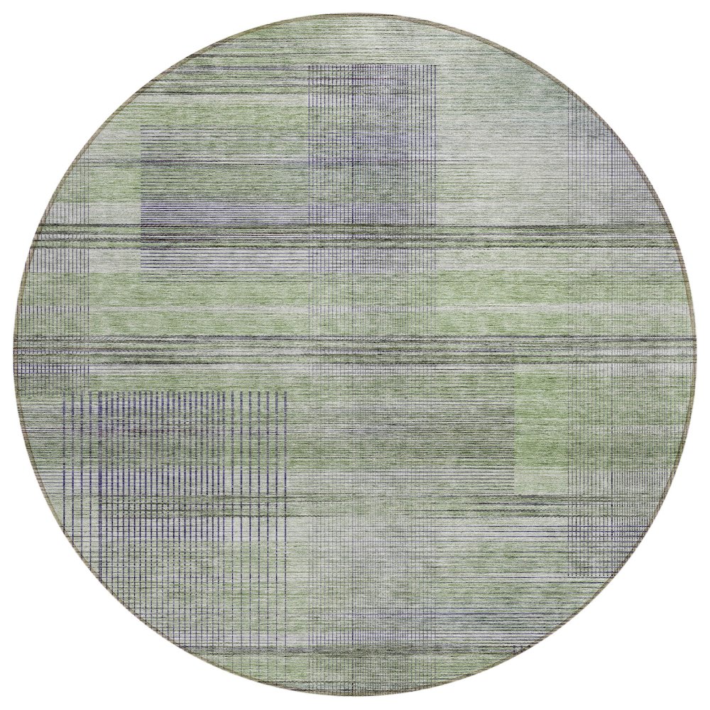 Chantille ACN819 Green 8' x 8' Rug. Picture 1