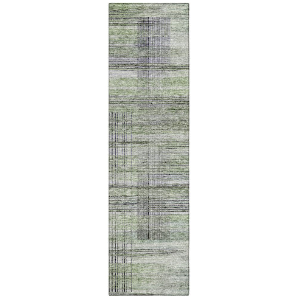 Chantille ACN819 Green 2'3" x 7'6" Rug. Picture 1