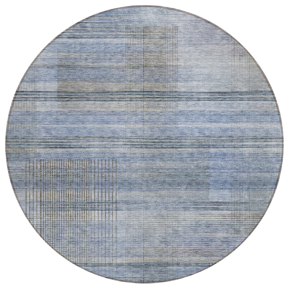 Chantille ACN819 Blue 8' x 8' Rug. Picture 1