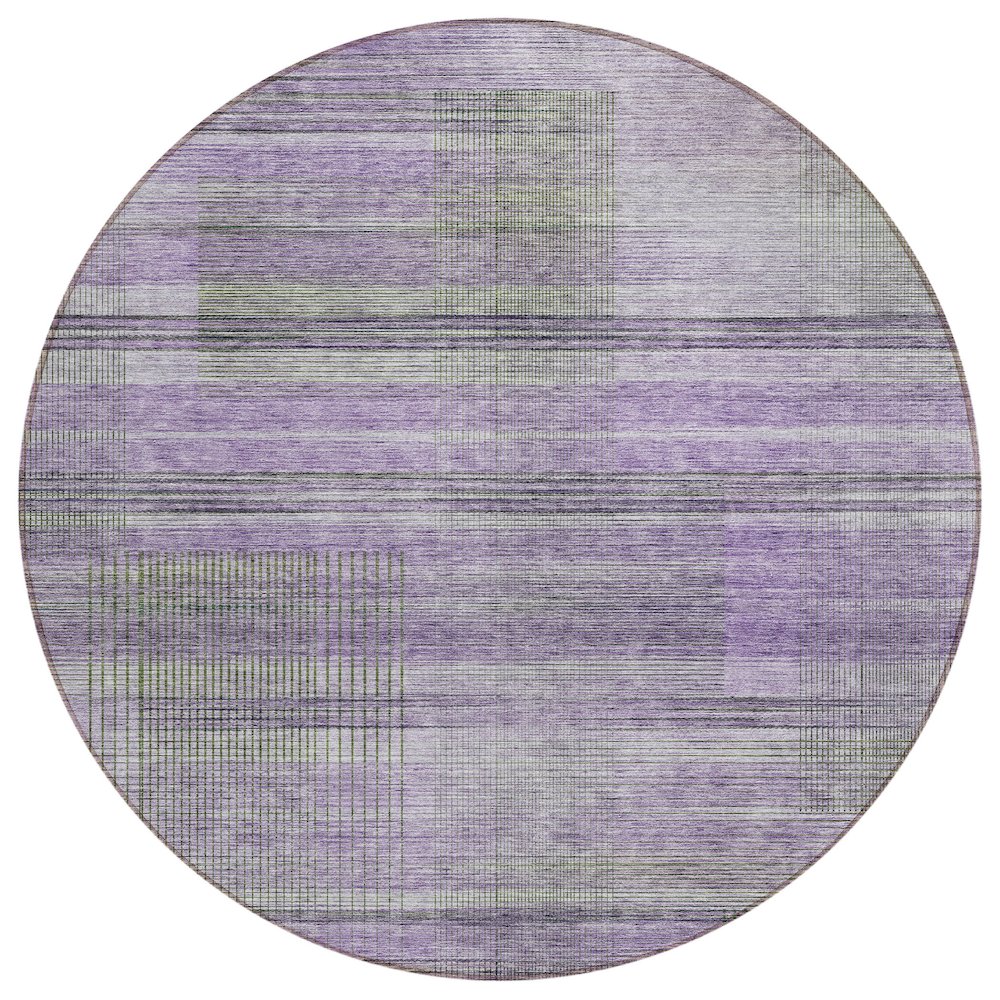 Chantille ACN819 Purple 8' x 8' Rug. Picture 1