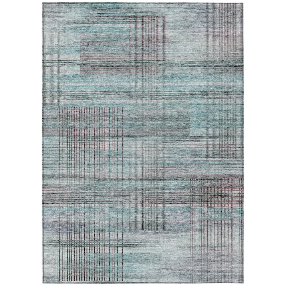 Chantille ACN819 Teal 2'6" x 3'10" Rug. Picture 1