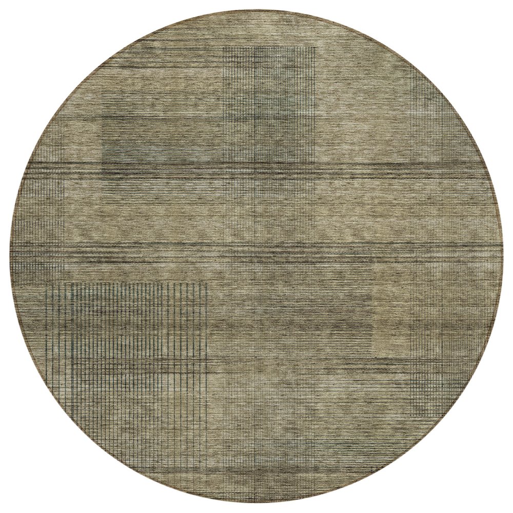 Chantille ACN820 Brown 8' x 8' Rug. Picture 1