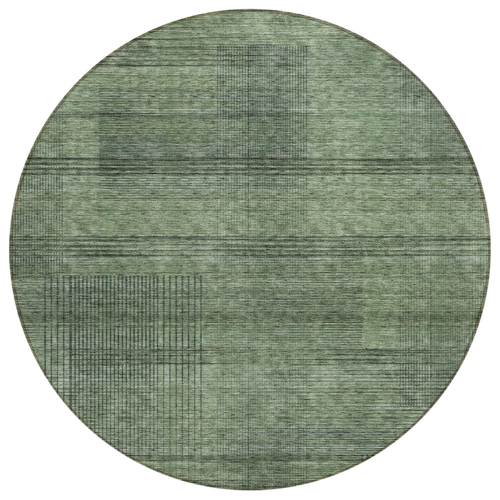 Chantille ACN820 Green 8' x 8' Rug. Picture 1